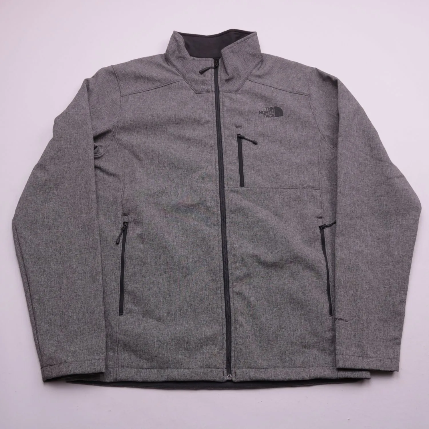 Серая куртка The North Face на молнии, размер 50 (L)