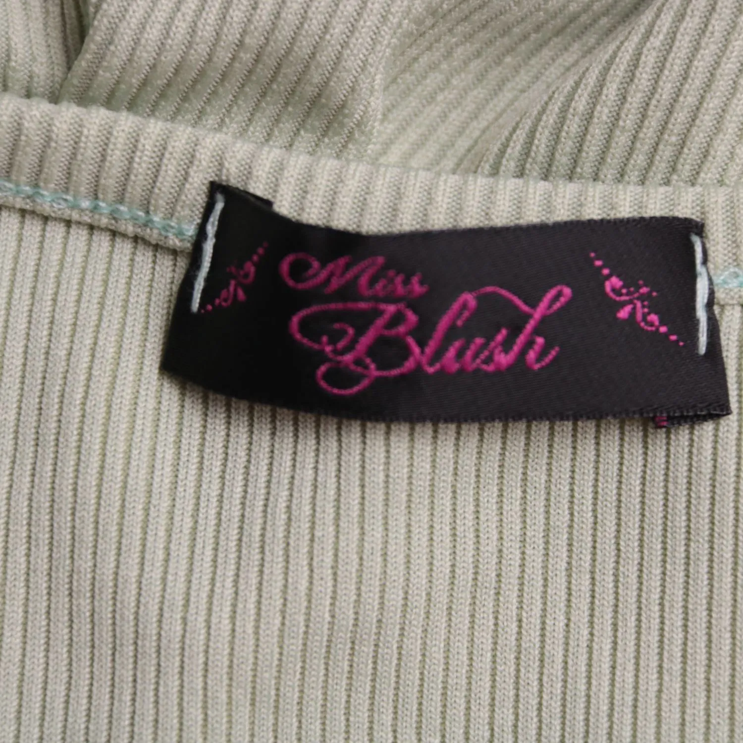 Светло-зелёное платье Miss Blush со сборками, размер 38 (XXS)