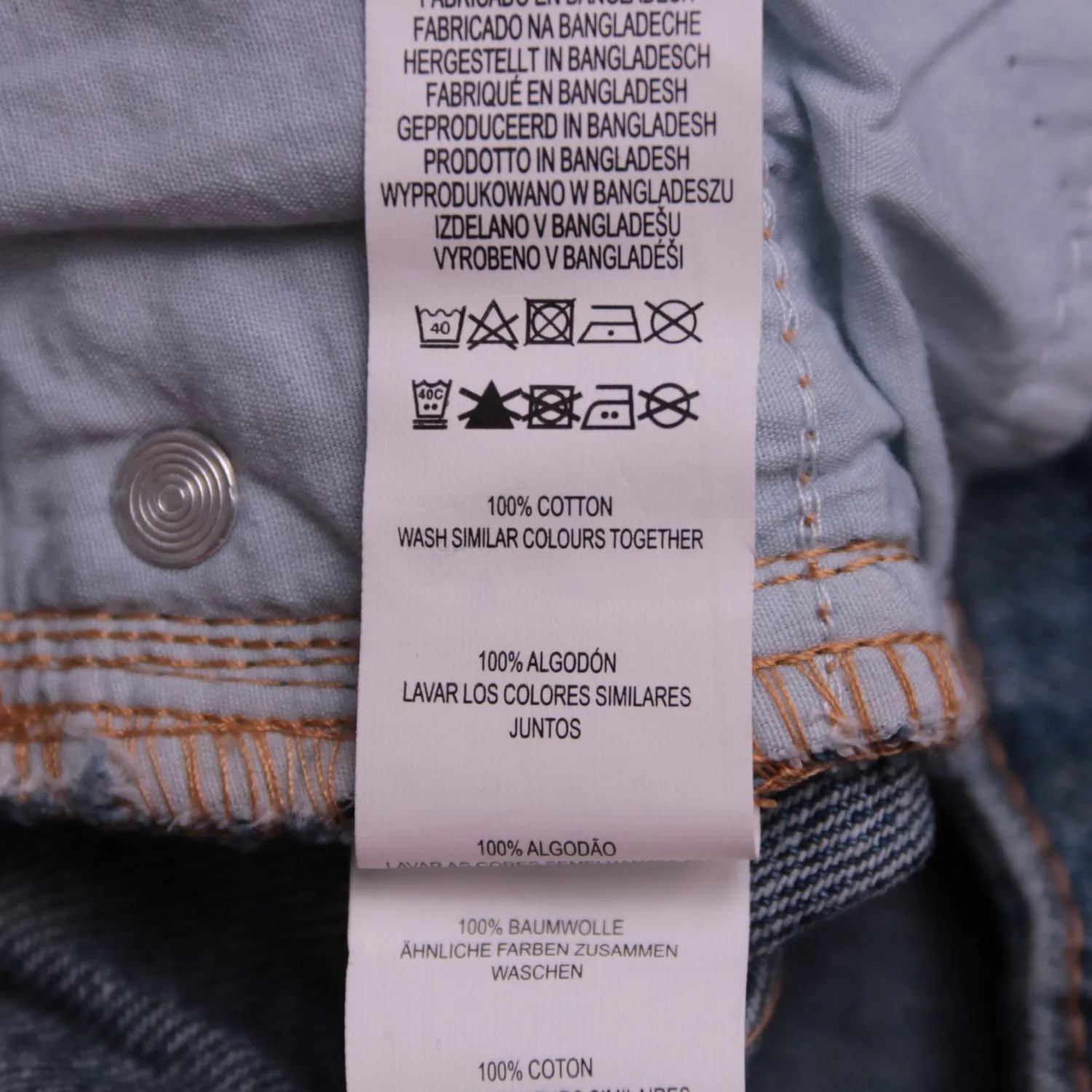 Синие джинсовые шорты Denim Co. с отворотами, размер 46 (M)