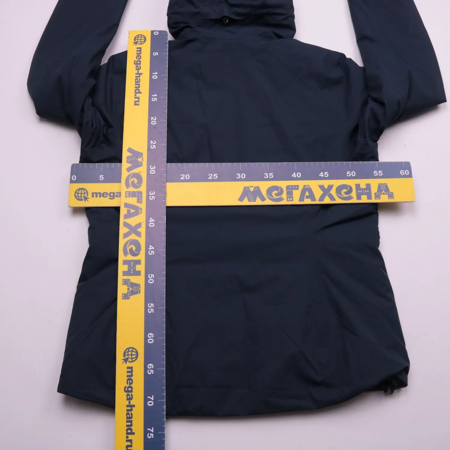 Тёмно-синяя куртка Jack Wolfskin с капюшоном, размер 48 (L)