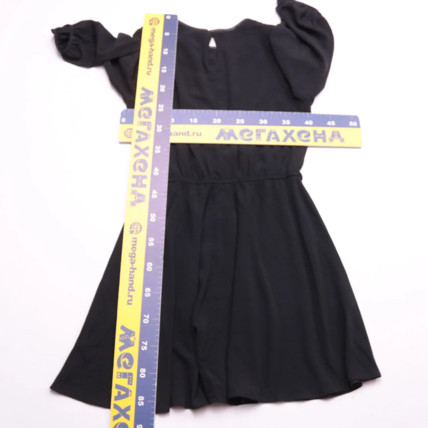 Чёрное платье ASOS с кружевным воротником, размер 44 (S/M)